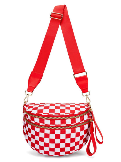 Women's Casual Crossbody Bag with Multiple Pockets